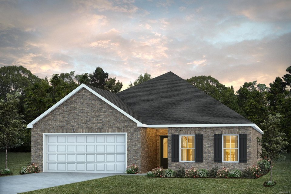 home in millbrook alabama with asphalt shingled roof